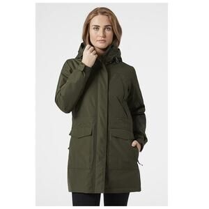 Helly Hansen Frida Insulated Winter Parka Utility Green Size Small